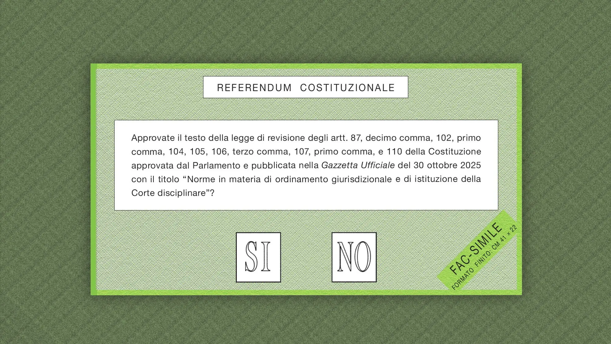 Referendum 22-23 marzo 2026