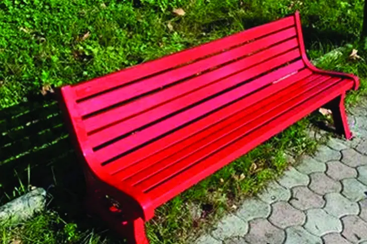 Inaugurazione panchina rossa