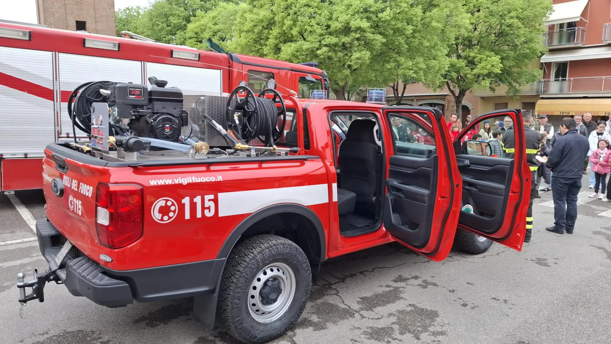 Nuovo mezzo di soccorso per il Distaccamento dei Vigili del Fuoco Volontari “E. Amadesi”