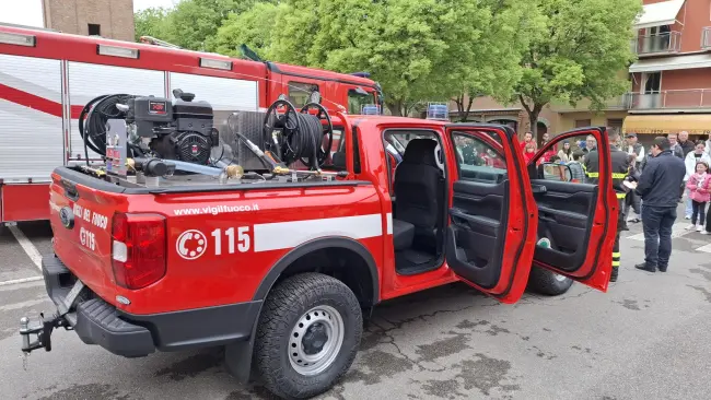 Nuovo mezzo di soccorso per il Distaccamento dei Vigili del Fuoco Volontari “E. Amadesi”