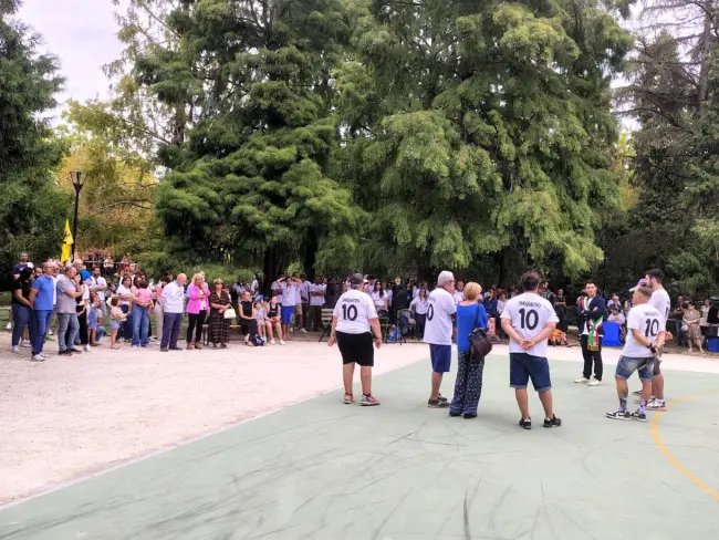 A Medicina, inaugurato il nuovo campo da basket nei Giardini pubblici 