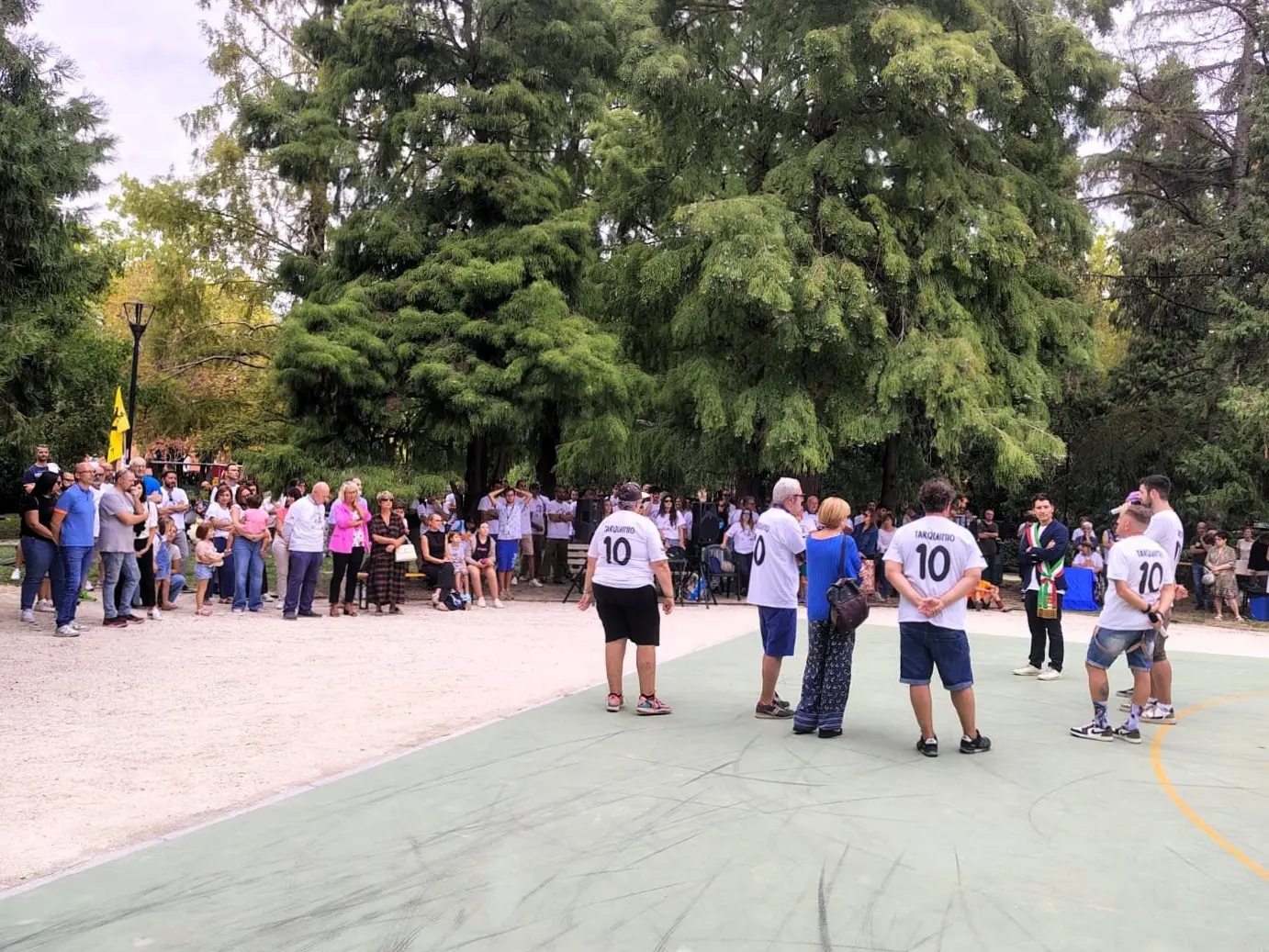A Medicina, inaugurato il nuovo campo da basket nei Giardini pubblici 
