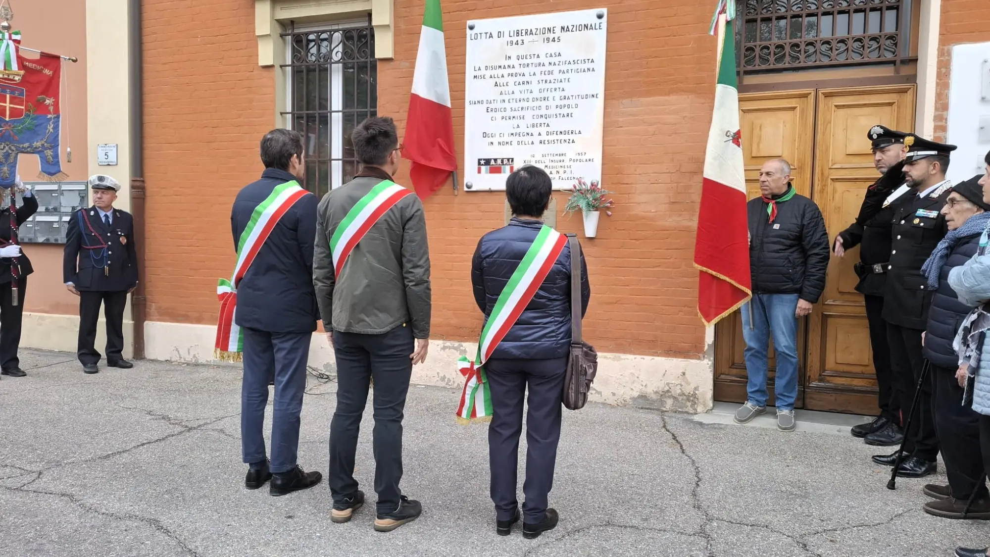 81° Anniversario della battaglia partigiana di Fiesso e Vigorso  Le celebrazioni a Medicina