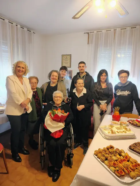 Il traguardo del secolo di vita di Giuseppina Beccari