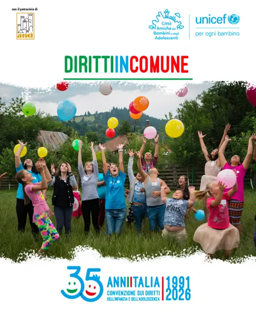 Il Comune di Medicina aderisce a “Diritti in Comune”, la campagna di UNICEF patrocinata da ANCI