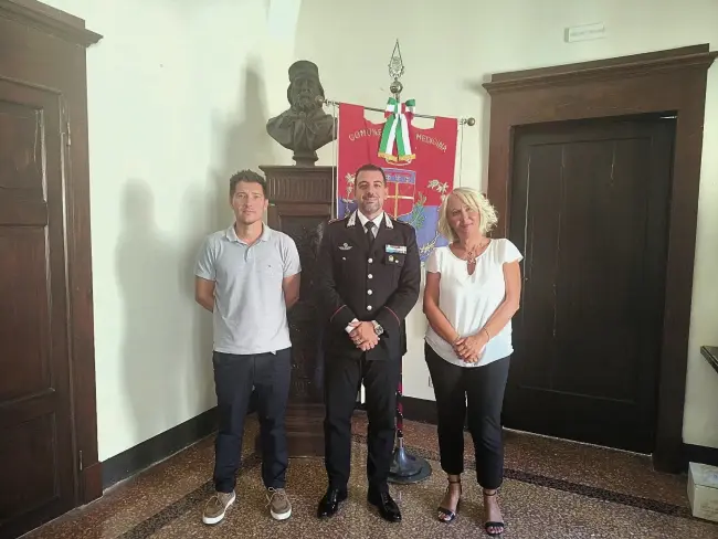 L’Amministrazione comunale ringrazia il Tenente Daniel Lombardi per il lavoro svolto a Medicina