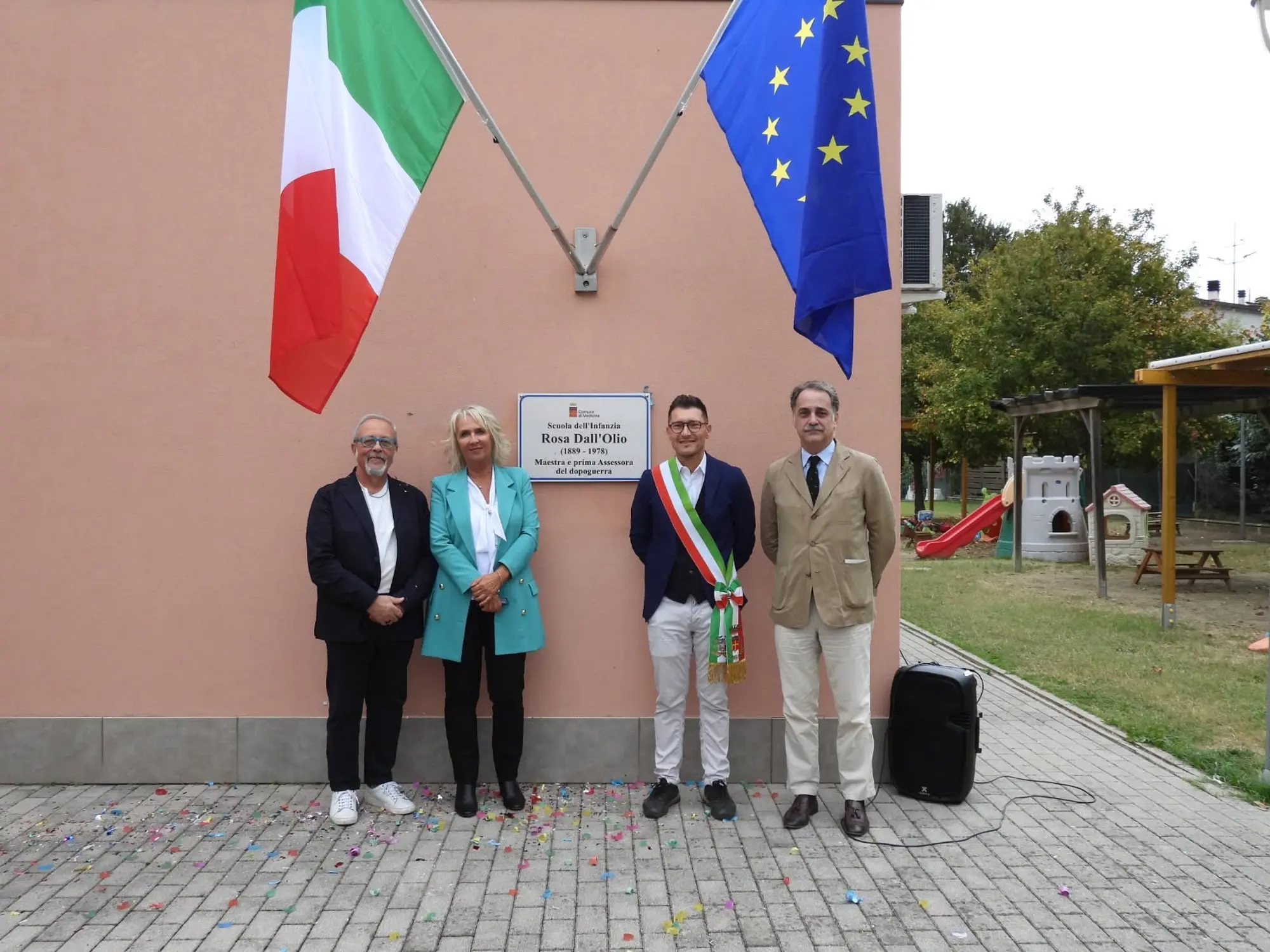 Intitolata la succursale della scuola dell’Infanzia L. Calza a Rosa Dall’Olio