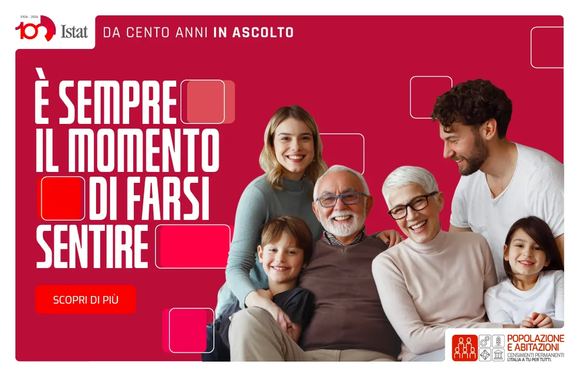 Censimento permanente della popolazione e delle abitazioni - anno 2026