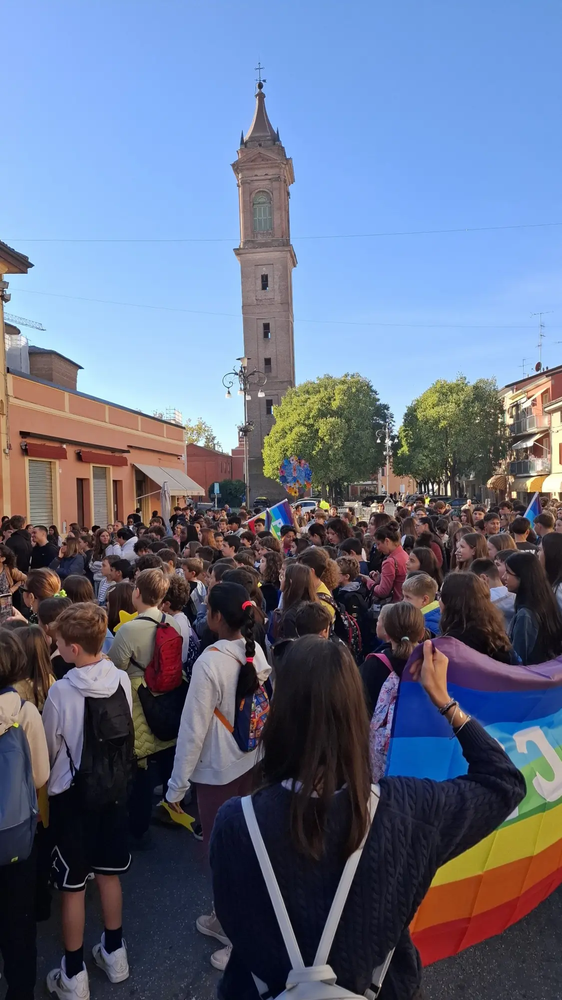 Il Giro d’Italia per la Pace ha fatto tappa a Medicina